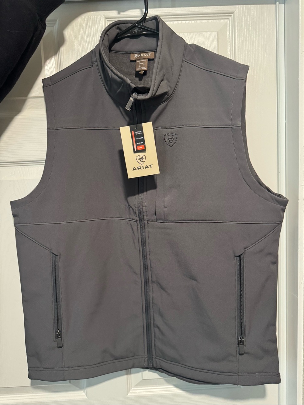 Ariat Men's Charcoal Gray Softshell Vest